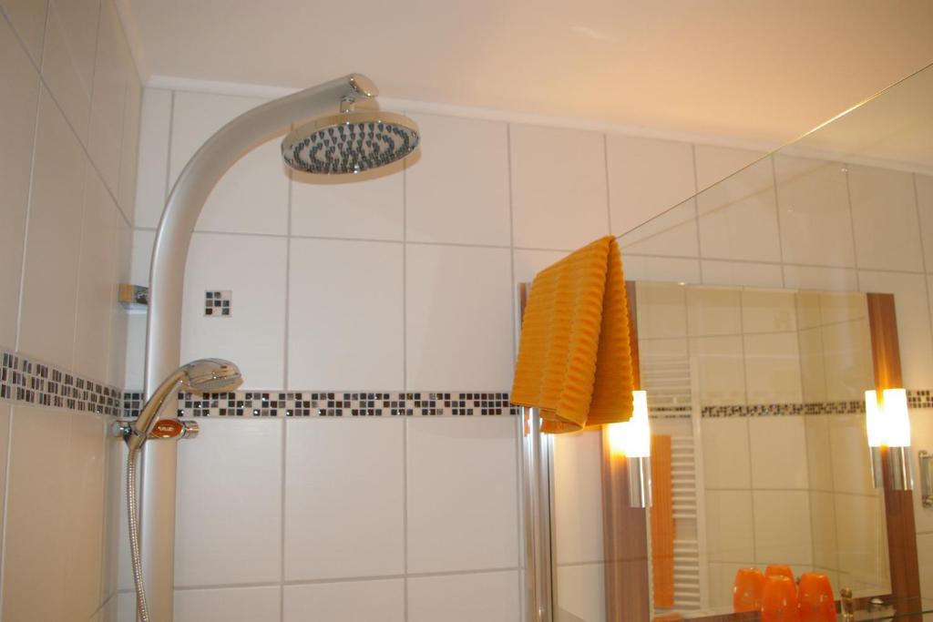 Koupelna v ubytování Hotel Heissinger