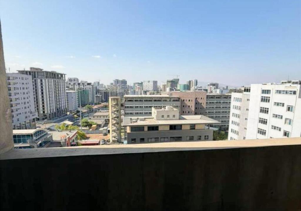 a view of a city skyline with buildings at Luxury Oasis-May Real Estate Apartments in Addis Ababa
