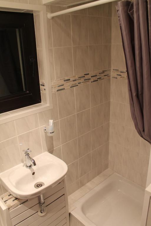 Koupelna v ubytování Fair Trade Apartment