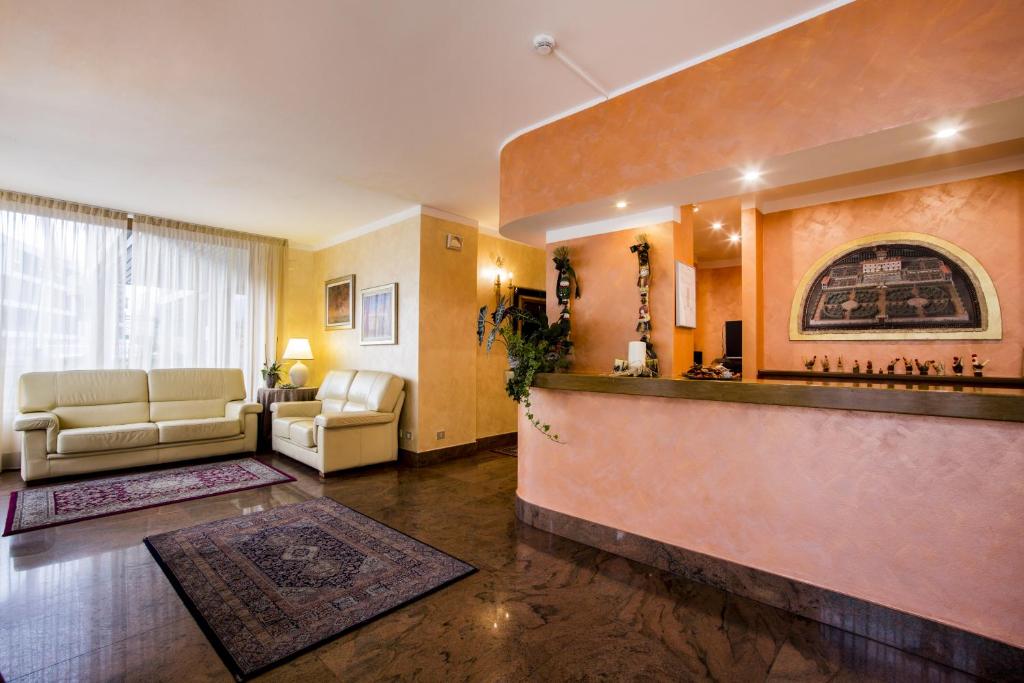 Posezení v ubytování Hotel Le Pageot