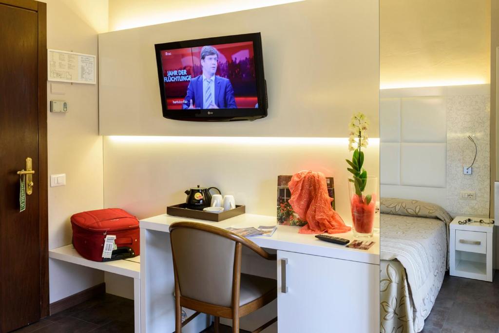 TV a/nebo společenská místnost v ubytování Primavera