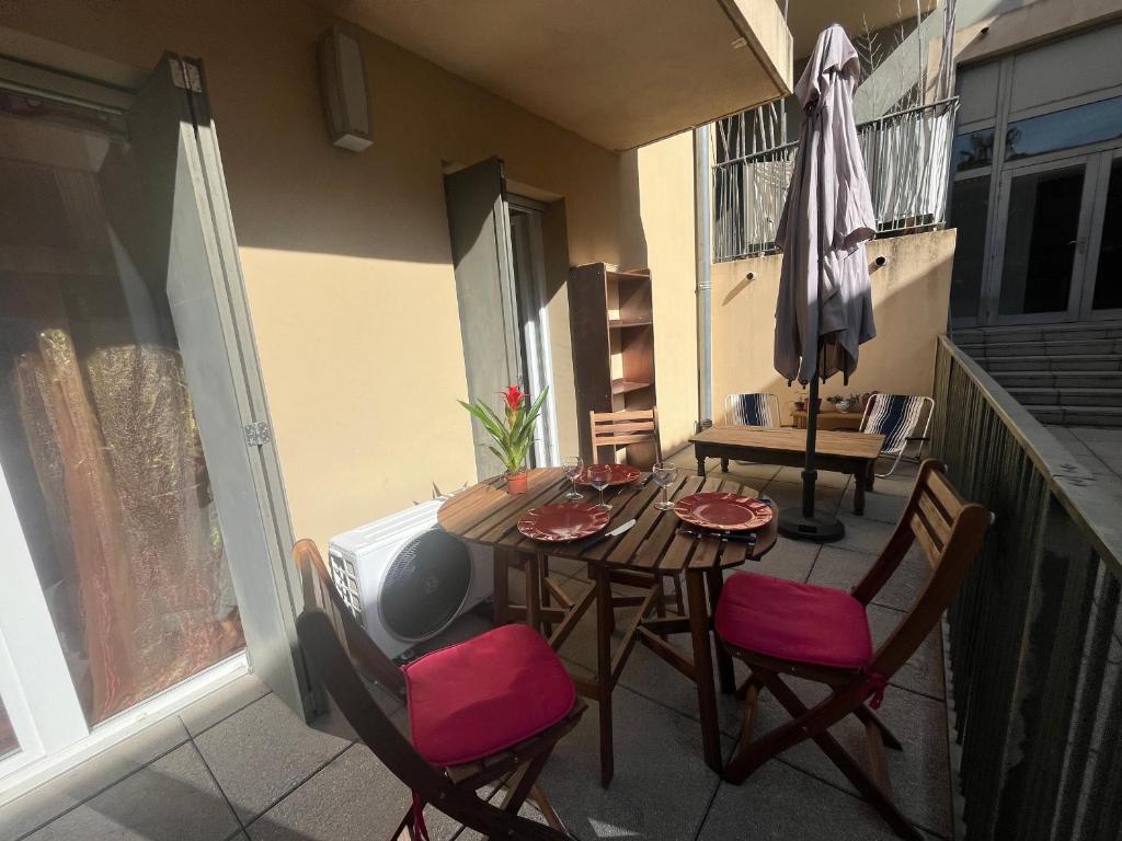 Appartement avec clim et parking - 3 pers.