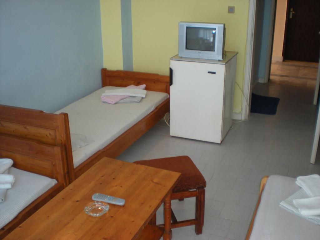 Postel nebo postele na pokoji v ubytování Hotel Strajica