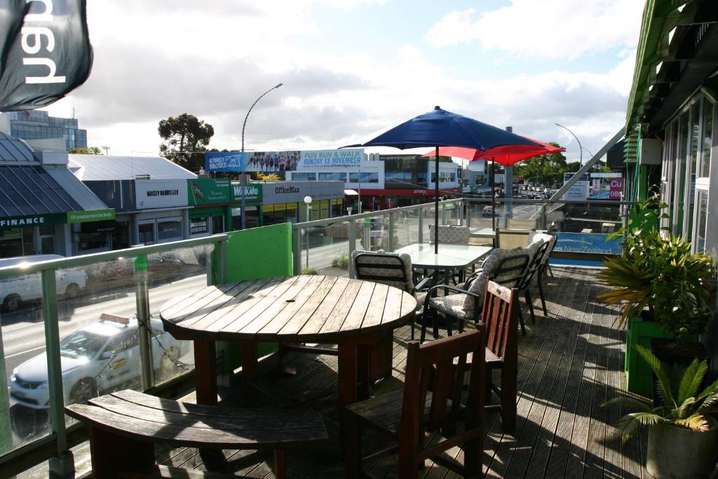 Restaurace v ubytování Backpackers Central Hamilton