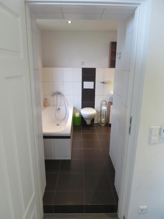 Kuchyň nebo kuchyňský kout v ubytování Apartment Janine