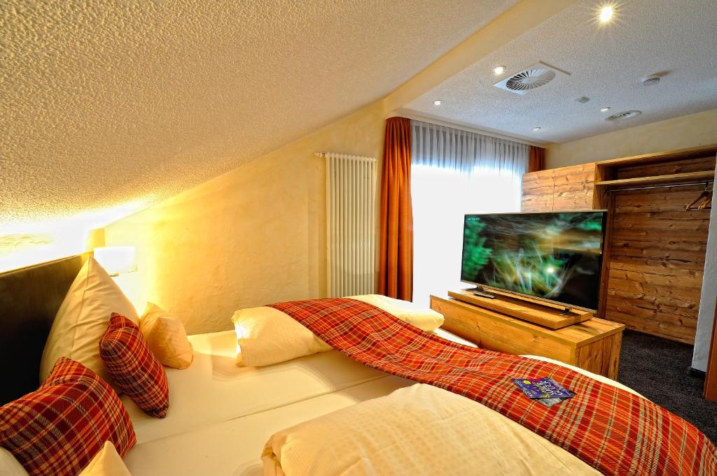 TV a/nebo společenská místnost v ubytování Wellness-Hotel Talblick