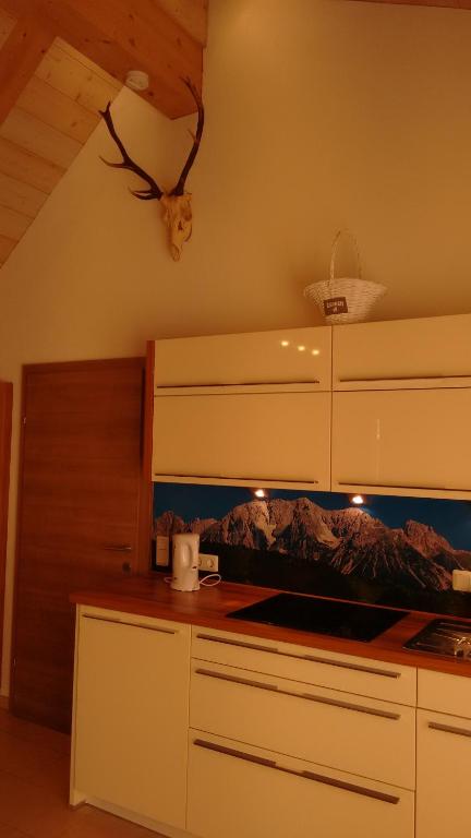 Nhà bếp/bếp nhỏ tại Appartment Iris
