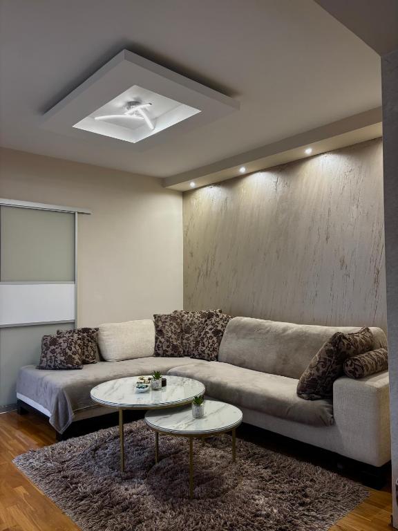 Et opholdsområde på Apartman MM