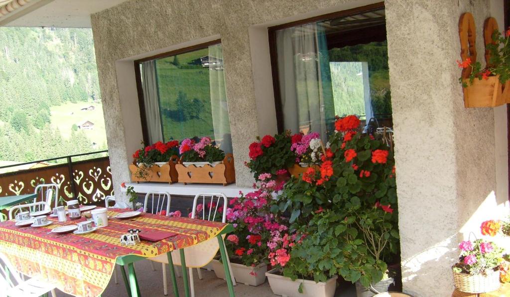 Zahrada ubytování Chalet-Hôtel du Borderan