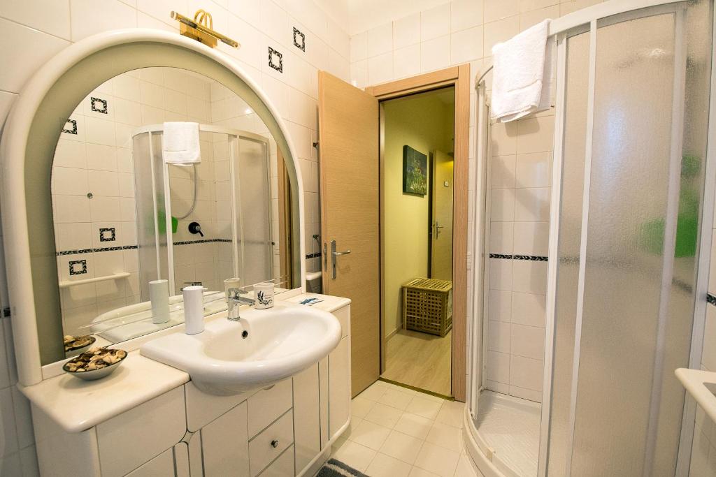 Koupelna v ubytování B&B Giunone