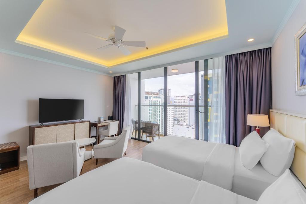 Twin Studio with Ocean view - Free 2 Kids