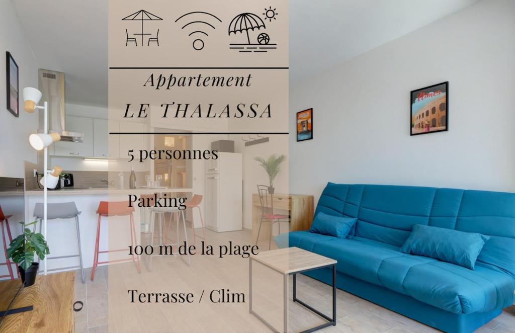 109 - Le Thalassa - parking - plage - clim