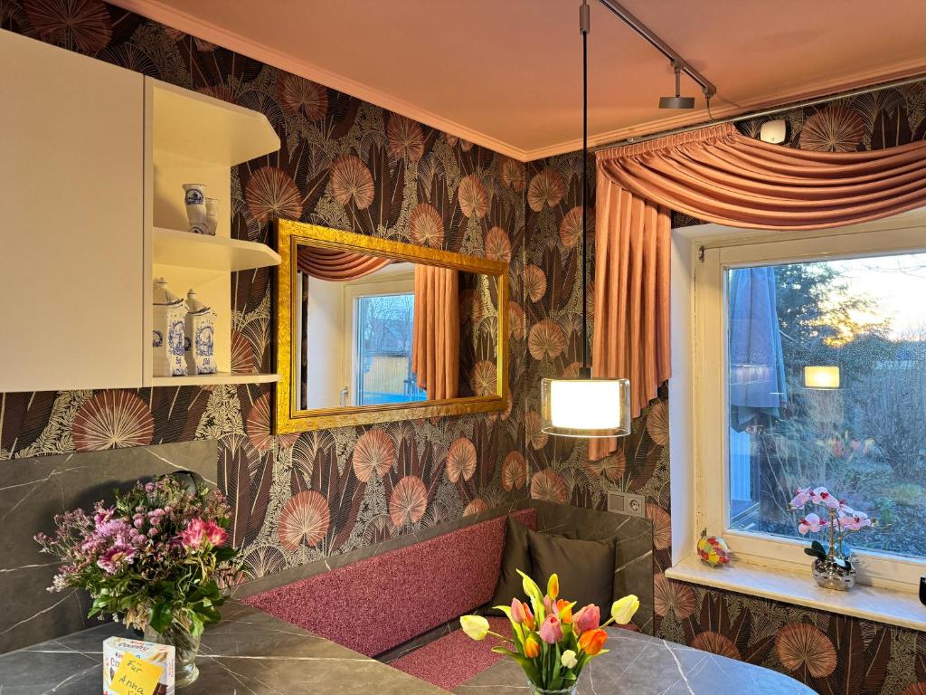 Zona d'estar a Haus Nutheblick - Komfort Appartement