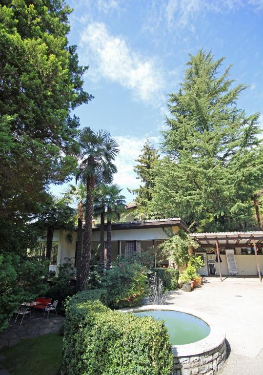 Zahrada ubytování Lugano Savosa Youth Hostel