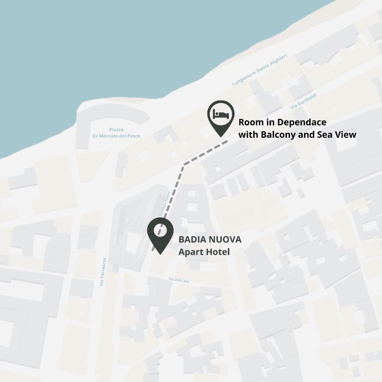 BADIA NUOVA Apart Hotel - Double Room With Balcony And Sea View
