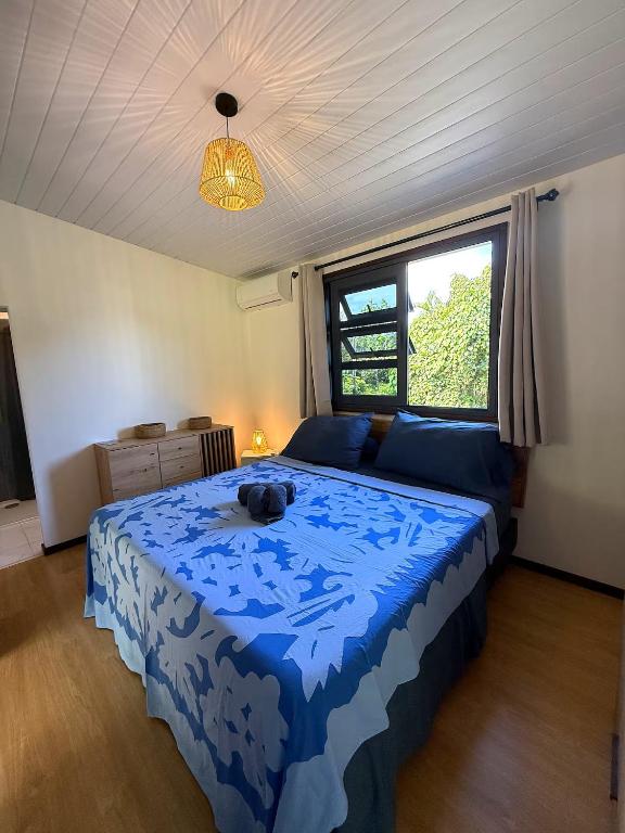 Llit o llits en una habitació de Moana Lodge