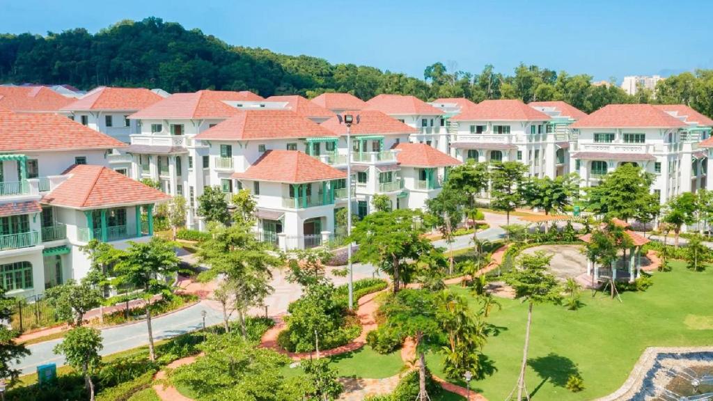 an aerial view of a resort at Opus Villas Tropical Phu Quoc in Phú Quốc