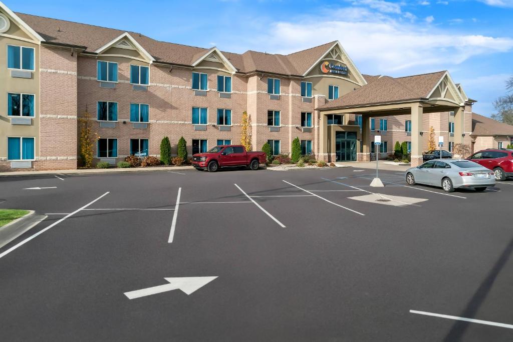 a parking lot in front of a hotel at Comfort Inn & Suites Taylor - Detroit in Taylor
