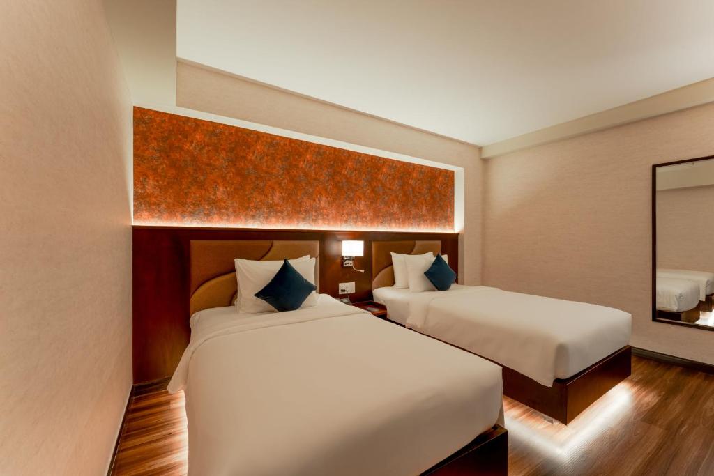 Phòng Deluxe 2 Giường Đơn Không Có Cửa Sổ