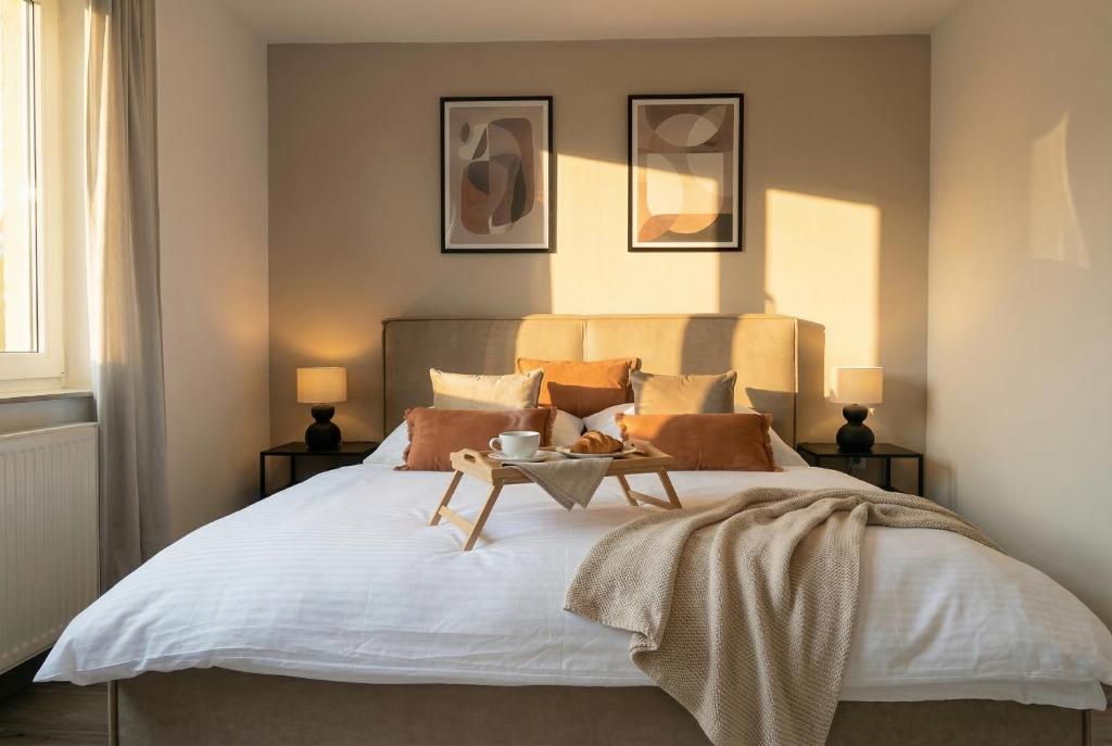 MILPAU Gladbeck 1 - zentrales Design-Apartment in Innenstadtlage - Parkplatz - Deluxe Apartment Mit 1 Schlafzimmer Und Stadtblick