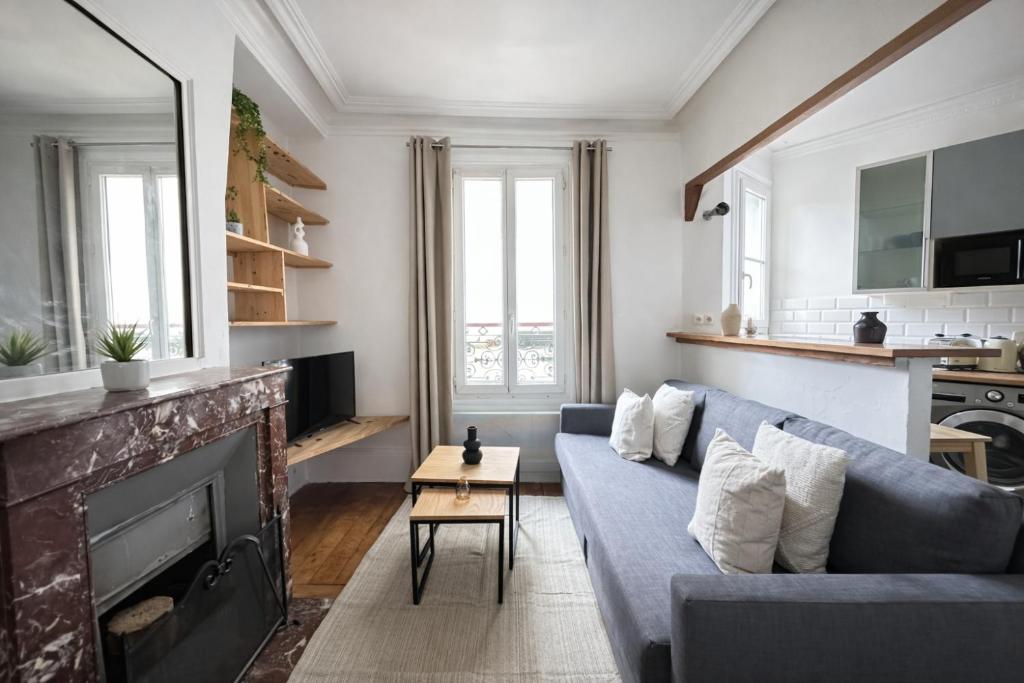 Spacieux appartement de 2 pièces à Montmartre