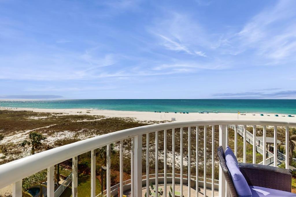 a balcony with a view of the beach at Spanish Key 304 in Perdido Key