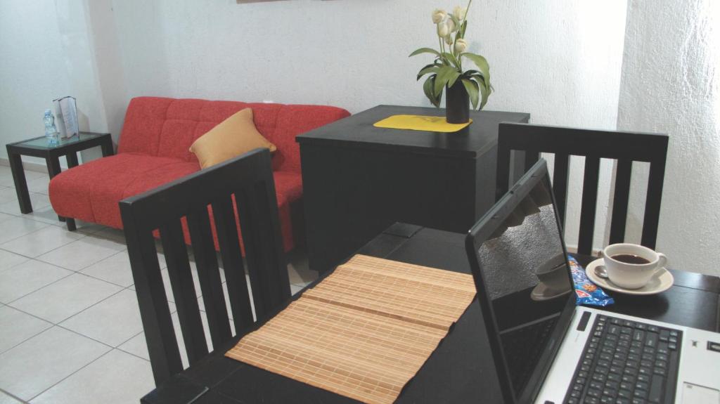 Posezení v ubytování Hotel RS Suites