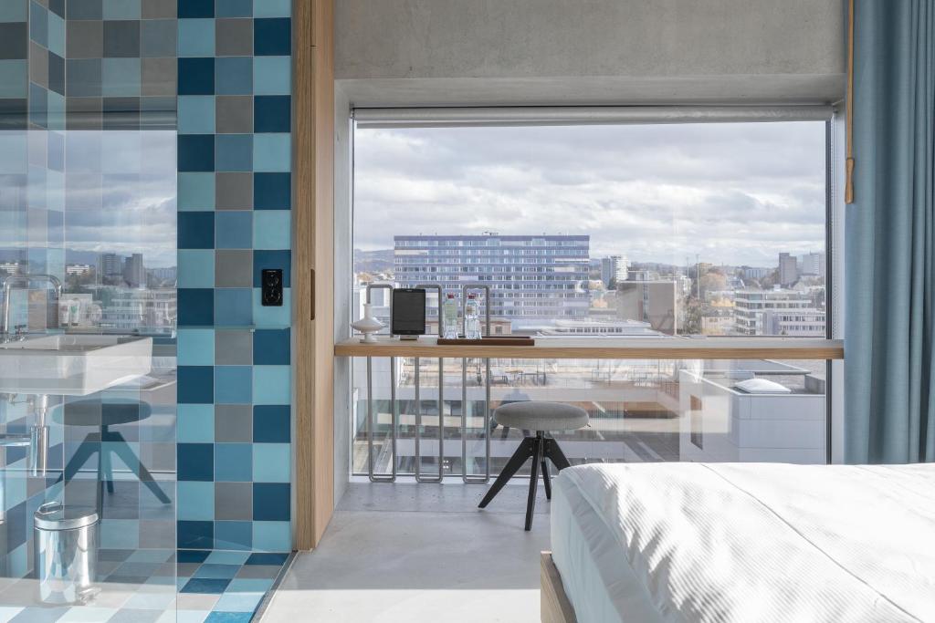Uma varanda ou terraço em Placid Hotel Design & Lifestyle Zurich