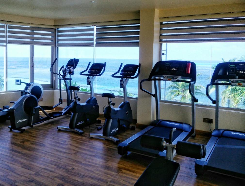 Fitness centrum a/nebo fitness zařízení v ubytování Season Paradise
