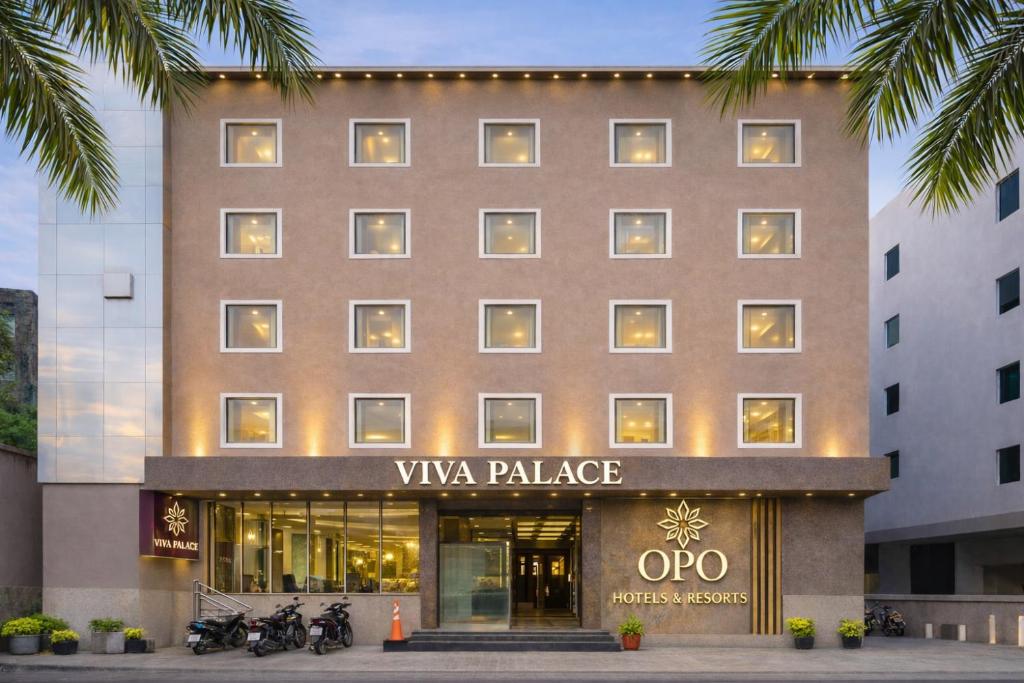 a rendering of the viva palace hotel in singapore at Hotel Viva Palace By OPO Delhi Airport in New Delhi