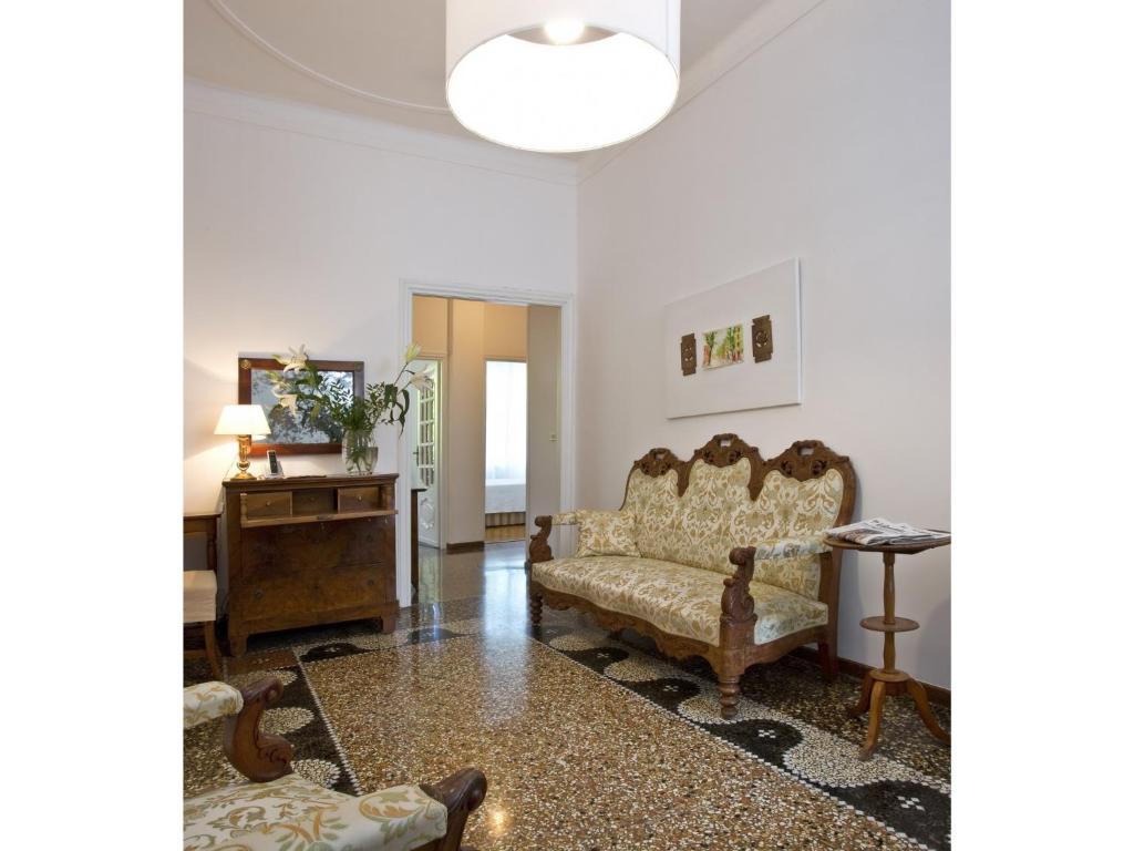 Posezení v ubytování B&B Albaro