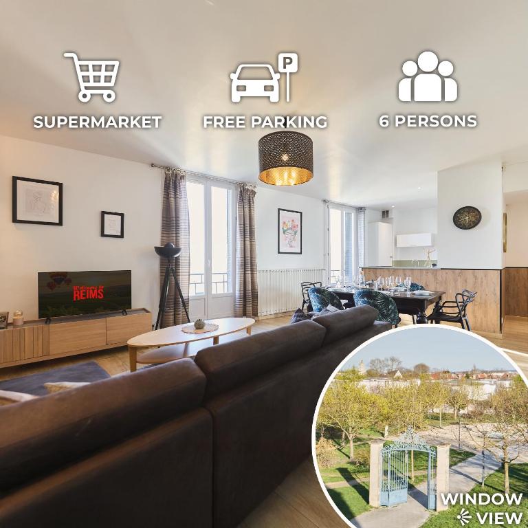 Garden - Supermarket - Park - Wifi - 3 bedrooms