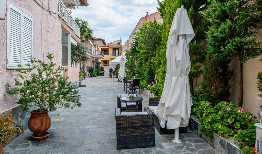 Budynek, w którym mieści się apartament