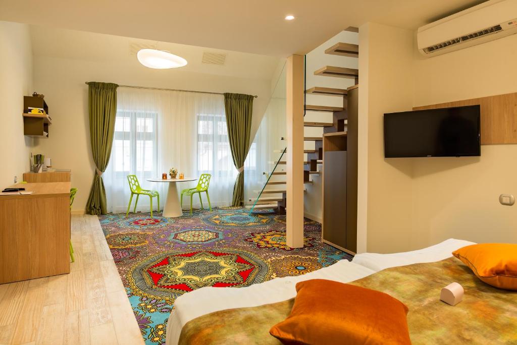 Blumenhaus Sibiu - Apartamento De Dos Dormitorios (lila)