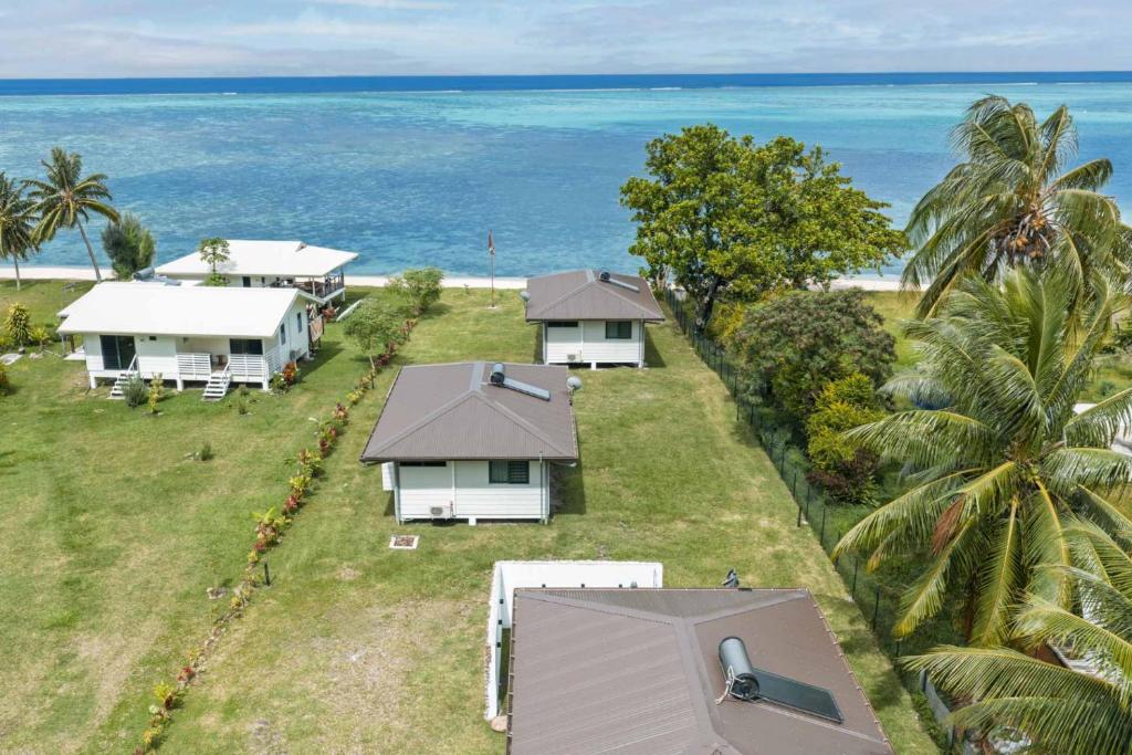 Raina Lodge Moorea Haapiti - Fare Oriana - Piscine privée - Vue lagon - photo 3 - Moorea, Polynésie