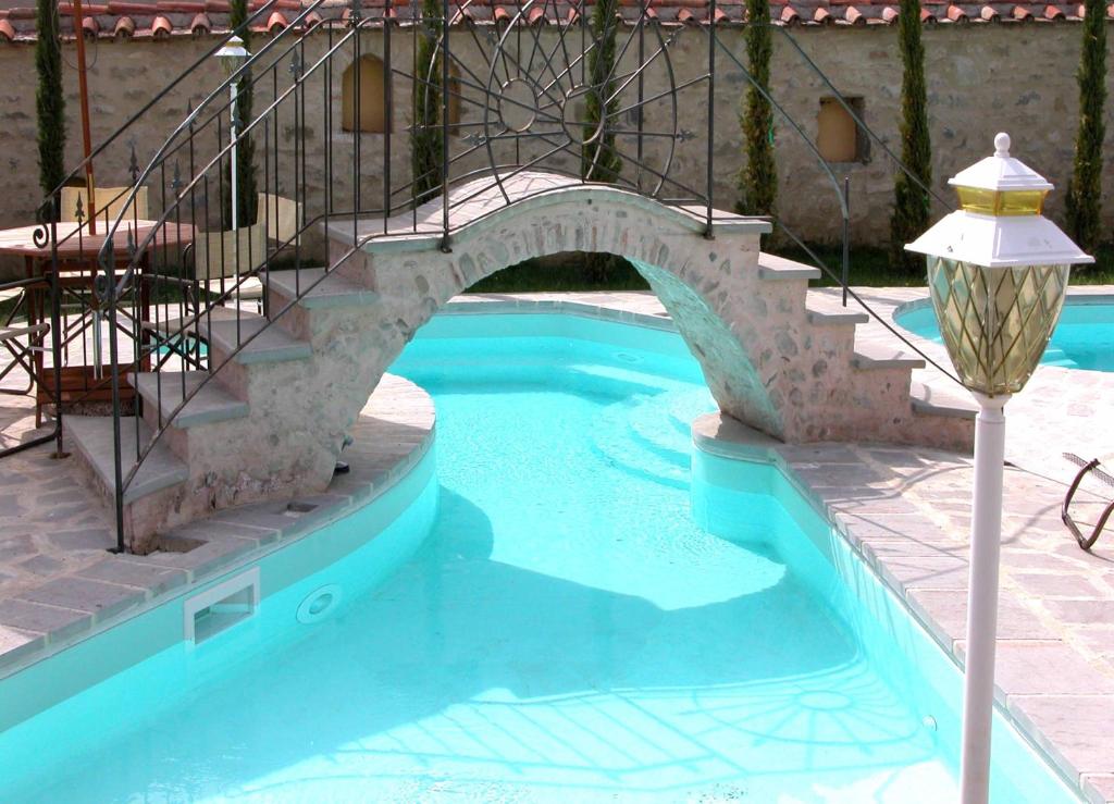 The swimming pool at or close to Monastery Birbino