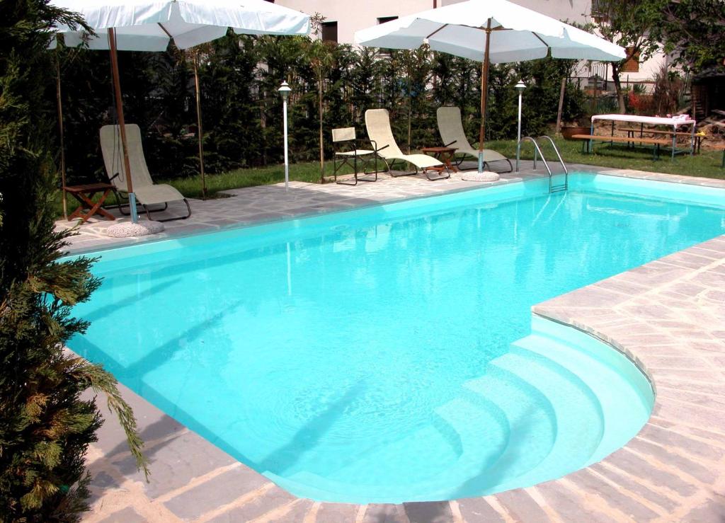 The swimming pool at or close to Monastery Birbino