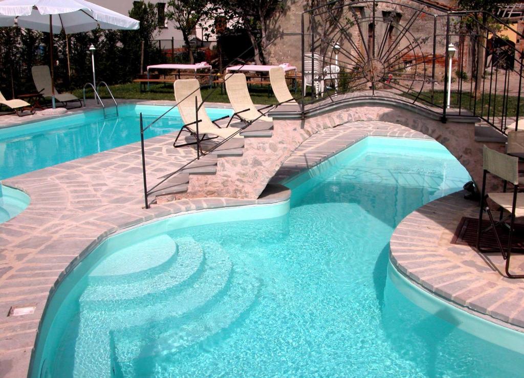 The swimming pool at or close to Monastery Birbino