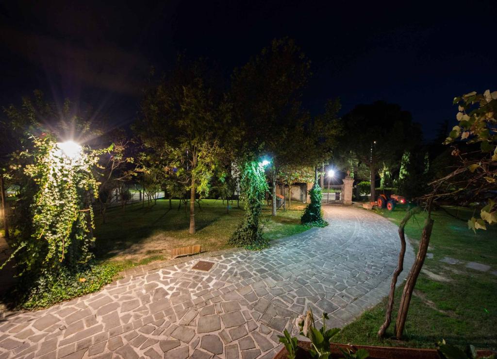 A garden outside Monastery Birbino