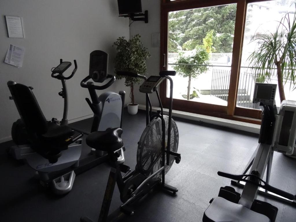 Fitness centrum a/nebo fitness zařízení v ubytování Laax-Relax
