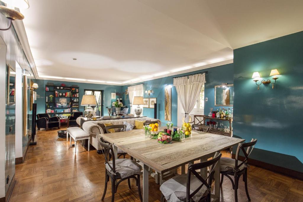 Posezení v ubytování Hotel Villa Linneo