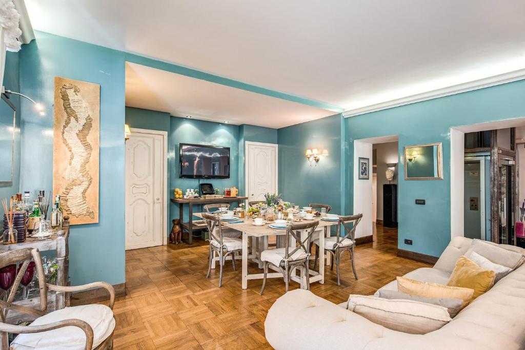 Posezení v ubytování Hotel Villa Linneo