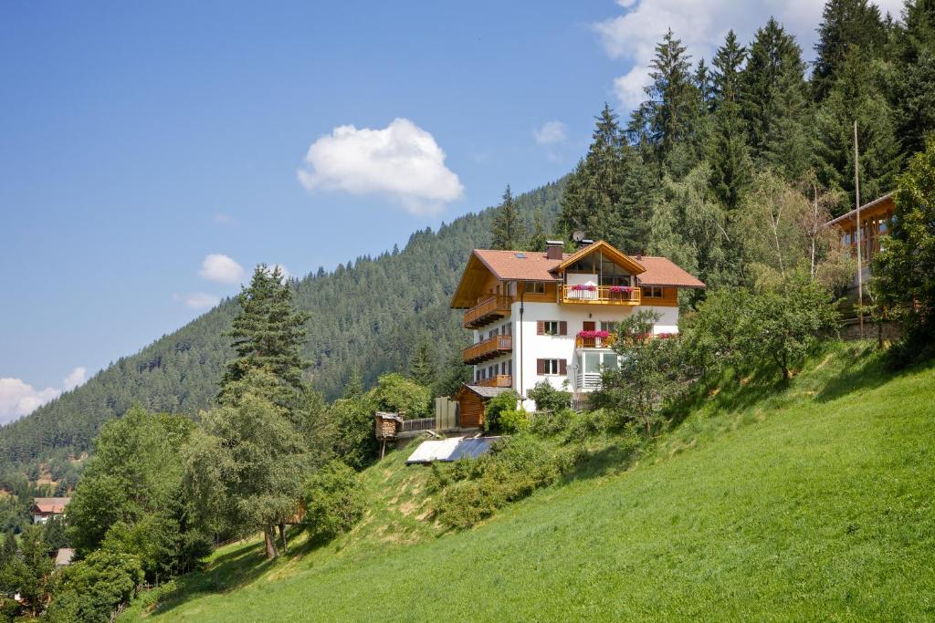 dom na zboczu wzgórza w obiekcie Appartements Haus Pichler w mieście Eggen