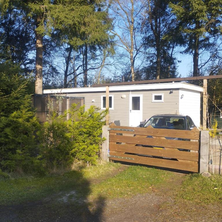 Gallery image of chalet in Drenthe met rust en natuur in Eext