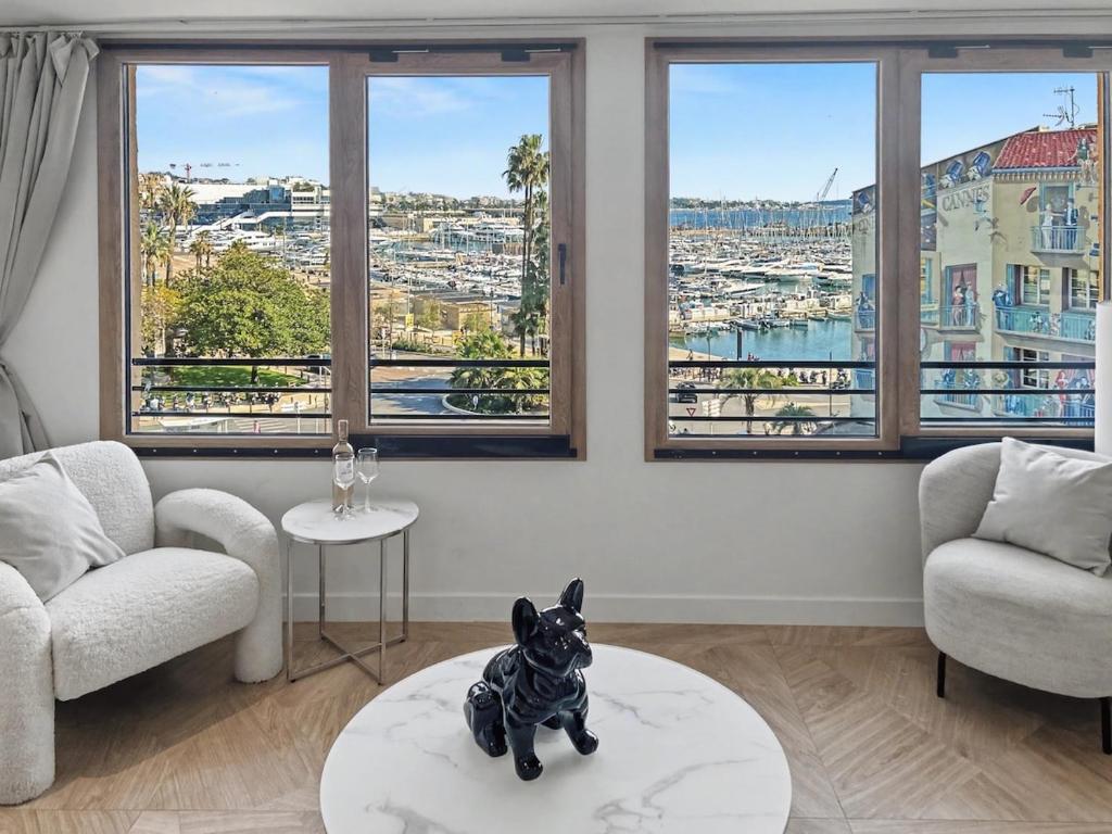 Cannes Port Suite 3 Vue imprenable Palais