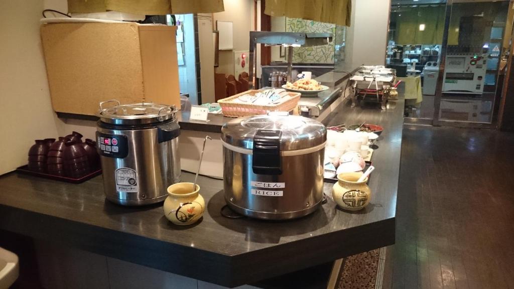 Kuchyň nebo kuchyňský kout v ubytování Hotel Crown Hills Sagamihara
