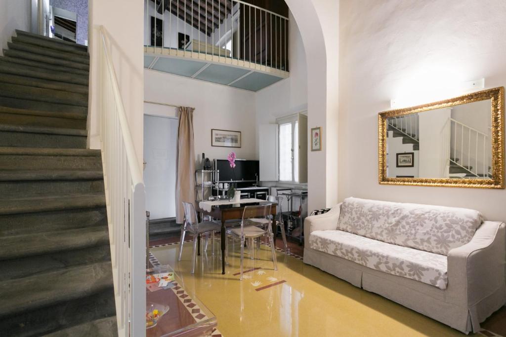 Część wypoczynkowa w obiekcie Relais Pacinotti Apartments