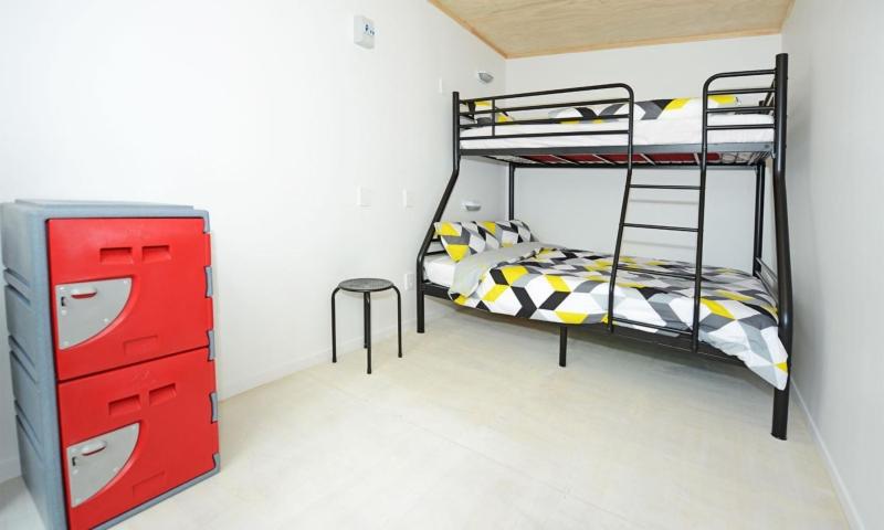 A bunk bed or bunk beds in a room at Matamata Backpackers
