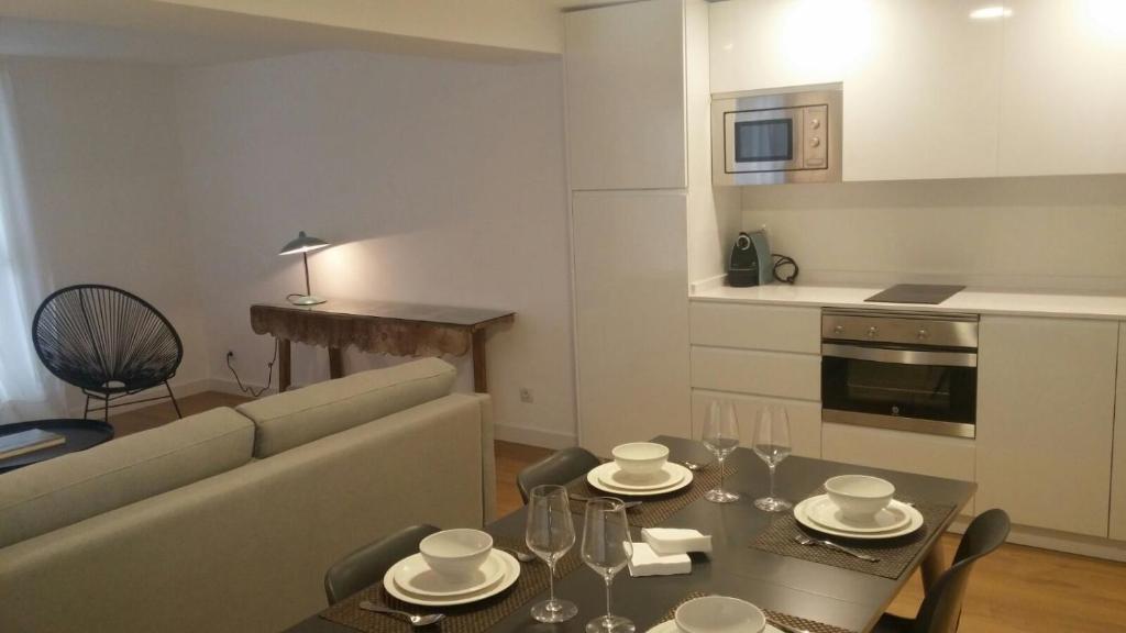 Kuchyňa alebo kuchynka v ubytovaní Apartamento El Reloj