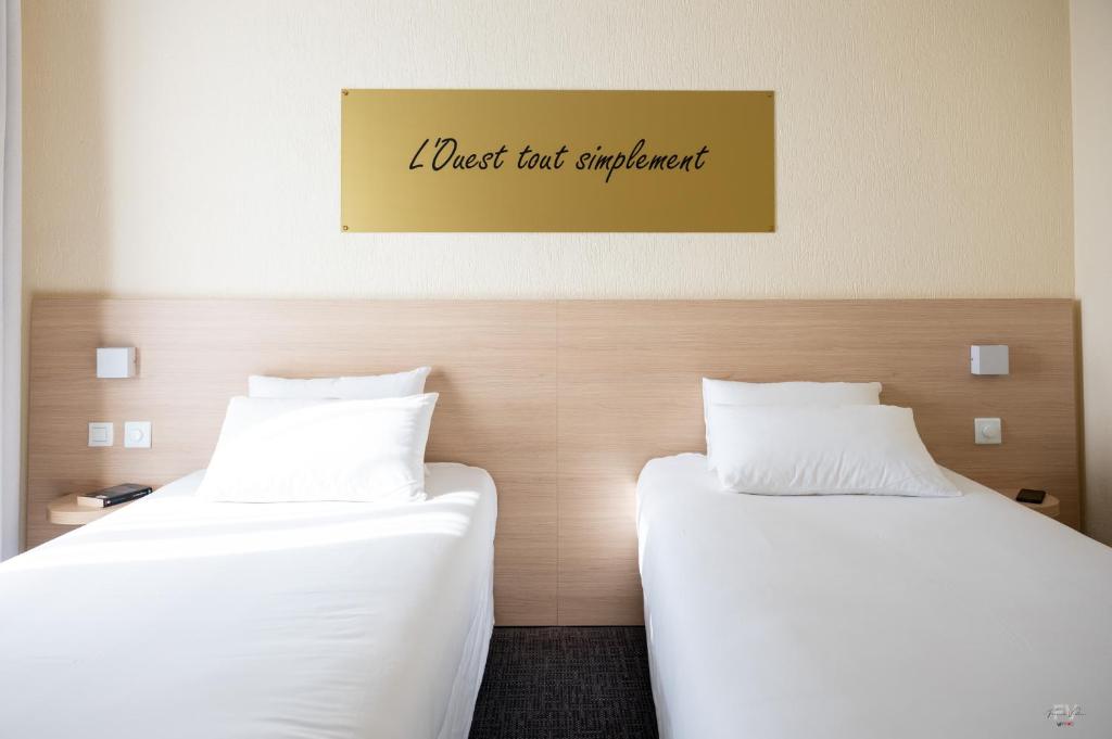 Hotel Kyriad Lamballe - Hôtel rénové - Zweibettzimmer